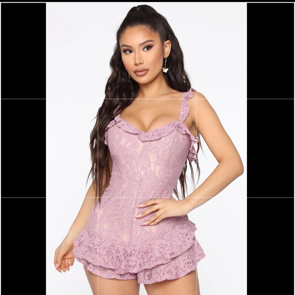 ✨LAVENDER RUFFLE ROMPER✨